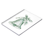 Kerstbal met Holly Notitieboek (Linkerzijde)