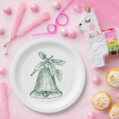 Kerstbal met Holly Papieren Bordje (Feest)