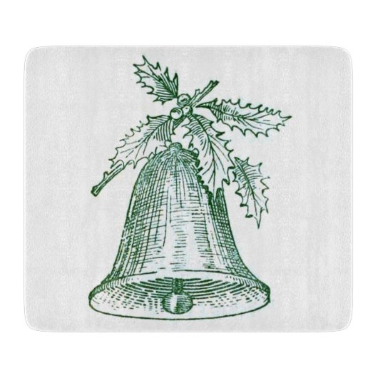 Kerstbal met Holly Snijplank (Voorkant)