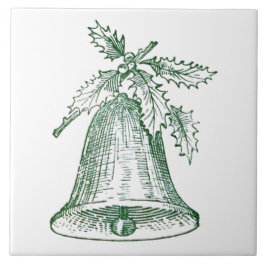 Kerstbal met Holly Tegeltje