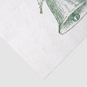 Kerstbal met Holly Tissuepapier (Detail)