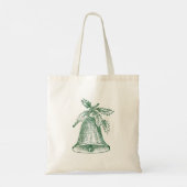 Kerstbal met Holly Tote Bag (Achterkant)