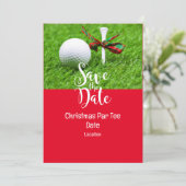 Kerstbal met kerstlint en t-shirt kaart (Staand voorkant)