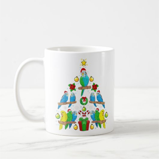 Kerstbal met kerstmuts Vrolijk kerstfeest Koffiemok (Links)