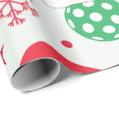 Kerstbal met Santa Hat Cadeaupapier (Rol Hoek)