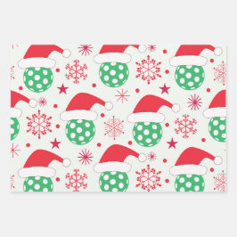 Kerstbal met Santa Hat Inpakpapier Vel