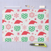 Kerstbal met Santa Hat Tissuepapier (Craft)