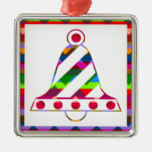 kerstbal metalen ornament (Voorkant)