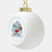 Kerstbal, niet bereid keramische bal ornament (Rechts)