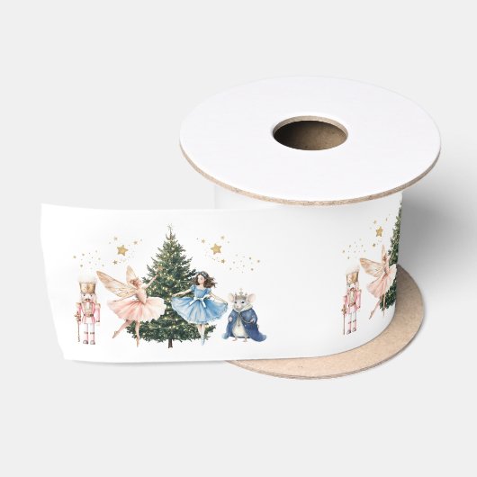 Kerstbal Notenkraker Satijnen Lint (Spoel)