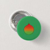 Kerstbal Ornament Knop Ronde Button 3,2 Cm (Voorkant /achterkant)