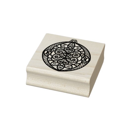 kerstbal ornament kunststempel rubberstempel (Stempel)
