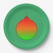 Kerstbal Ornament Papier Bord (Voorkant)