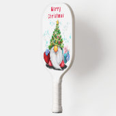 kerstbal Paddle Gnome met Heart Gift (Links)