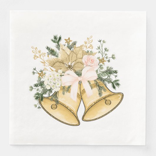 Kerstbal Papier Servet (Voorkant)