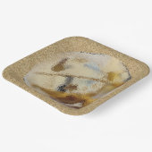 kerstbal papieren bordje (Gebogen)