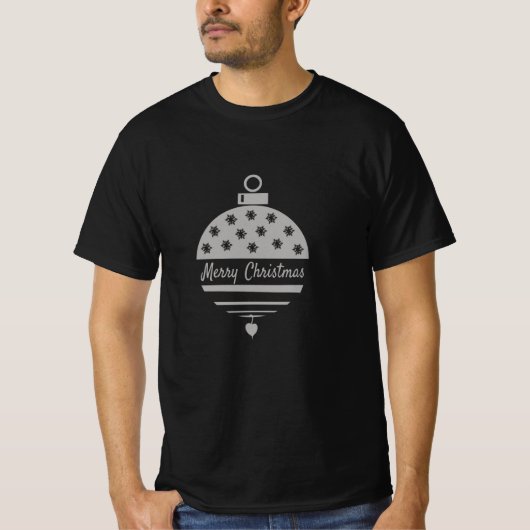 Kerstbal Prettig kerstfeest T-shirt (Voorkant)