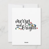 Kerstbal Prettig Kerstmis Feestdagenkaart (Achterkant)