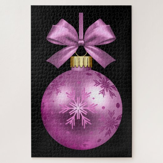 Kerstbal puzzel (Verticaal)