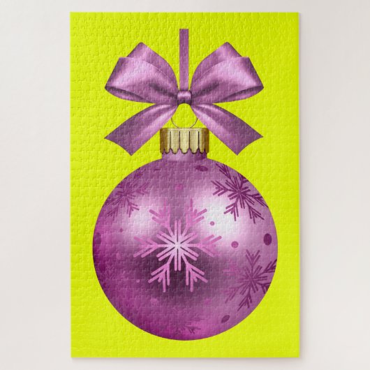 Kerstbal puzzel (Verticaal)