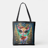 Kerstbal-reinster Tote Bag (Achterkant)