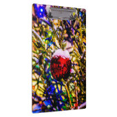 Kerstbal rood klembord (Rechts)