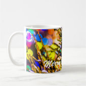 Kerstbal rood koffiemok (Links)