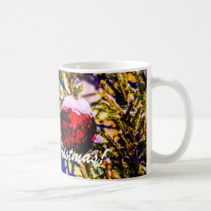 Kerstbal rood koffiemok