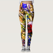Kerstbal rood leggings (Voorkant)