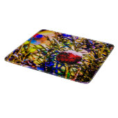 Kerstbal rood snijplank (Hoek)