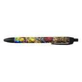Kerstbal rood zwarte inkt pen (Bodem)