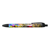 Kerstbal rood zwarte inkt pen (Bovenkant)