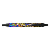 Kerstbal rood zwarte inkt pen (Achterkant)