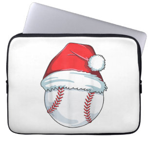 Kerstbal Santa Hat Ball Kinder Boys Mannen Laptop Sleeve