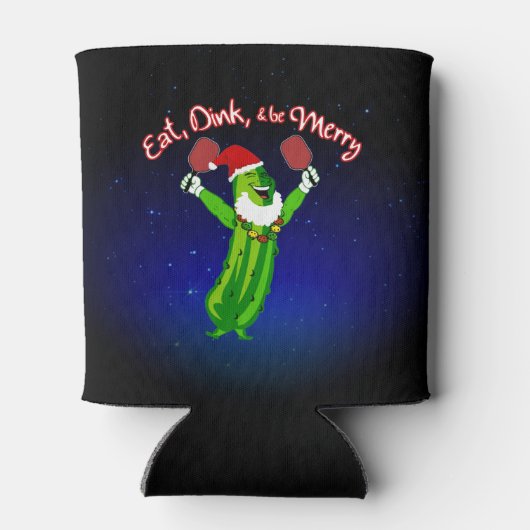 kerstbal Santa Hat Pickle Blikjeskoeler (Achterkant)