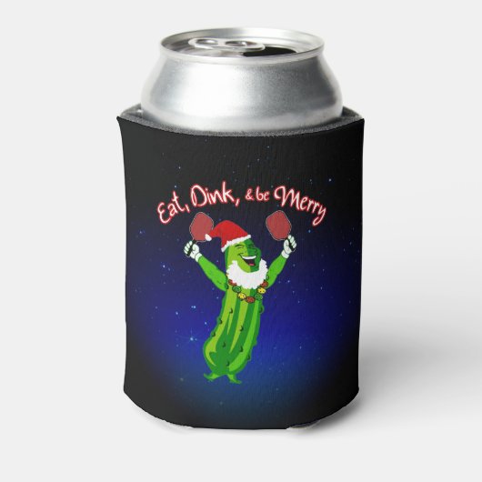 kerstbal Santa Hat Pickle Blikjeskoeler (Blikje Achterkant)