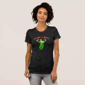 kerstbal Santa Hat Pickle T-shirt (Voorkant volledig)