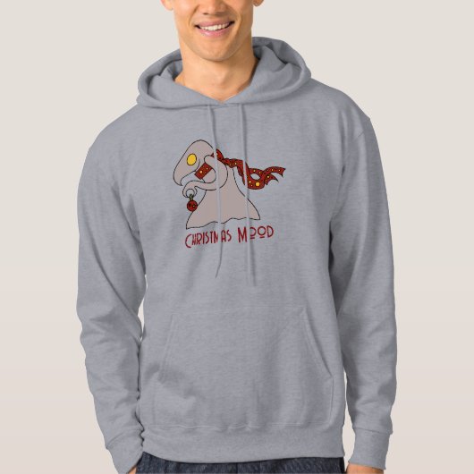 Kerstbal schattig monster hoodie (Voorkant)