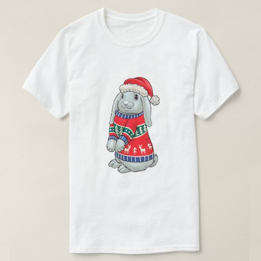 kerstbal Shirt Merry Swish Santa Xm (Design voorkant)