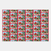Kerstbal Siamese Kat Grappig Inpakpapier Vel (Voorkant 2)