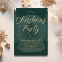 Kerstbal Smaragdgroene & Gouden Kerstfeest