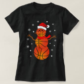 kerstbal Snowman Shirt Kinder Basketball (Design voorkant)