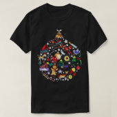 Kerstbal Thema  T-shirt (Design voorkant)