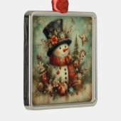 Kerstbal uit het verleden metalen ornament (Rechts)