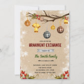 Kerstbal uitnodiging (Voorkant)