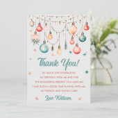 Kerstbal Verjaardagsfeest Dankkaart Kaart (Staand voorkant)