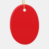 Kerstbal vintage Kerstman • Cozy cadeau Keramisch Ornament (Achterkant)
