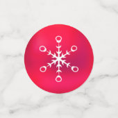 Kerstbal, vogel en schattig elf confetti (Kleine voorkant)