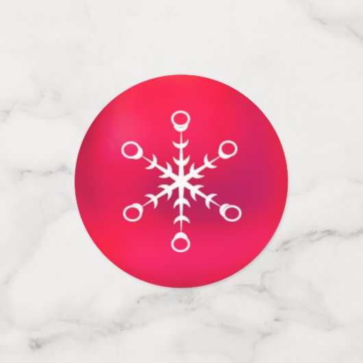 Kerstbal, vogel en schattig elf confetti (Kleine voorkant)