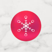 Kerstbal, vogel & schattige elf confetti (Kleine voorkant)